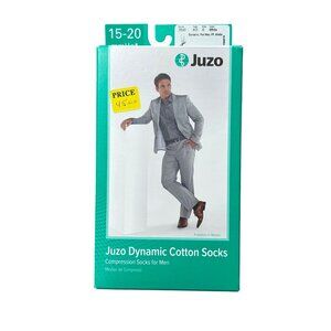 Juzo Men's Sz - 15-20 mmHg  3522 Dynamic Cotton Knee High Socks